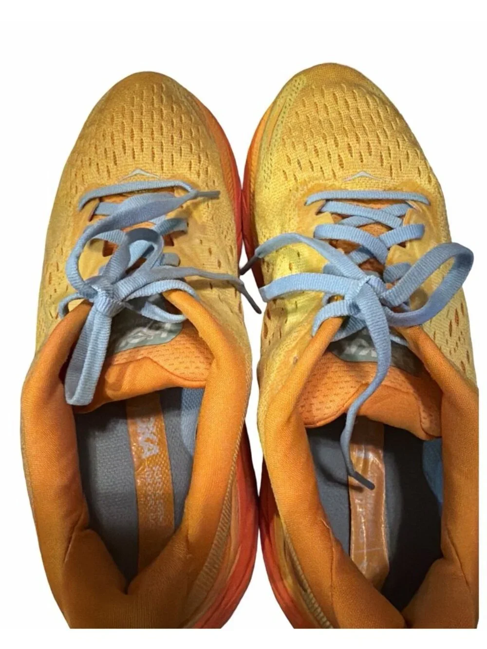 Hoka One One Clifton 8 Men’s Size 8.5 D Yellow Maize Running Shoes 1119393-RYMZ